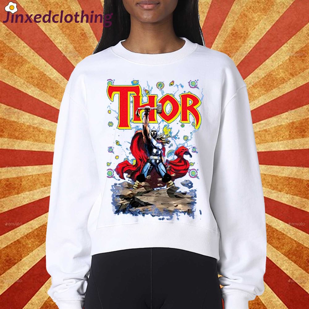 Thor Space Pose Marvel Comics T-shirt 